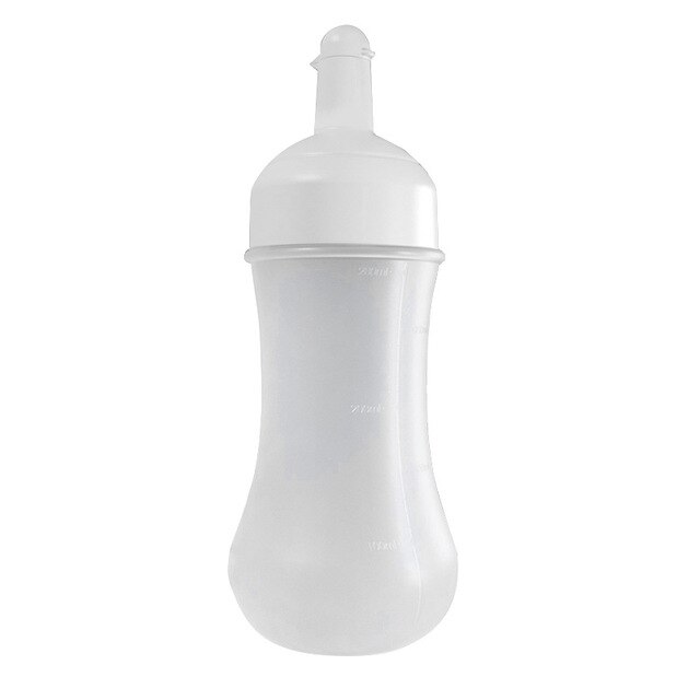 1 Pcs Condiment Squeeze Bottle Sauce Squeeze Squirt Bottle Mustard Mayo Sauces Oil Bottles Food Dispenser Kitchen Gadget: White