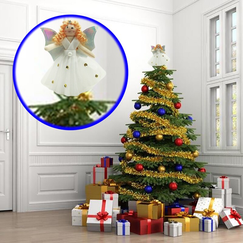 Engel kerstboom top ster kerstboomversiering kerstbureaubladdecoratie huisdecoratie