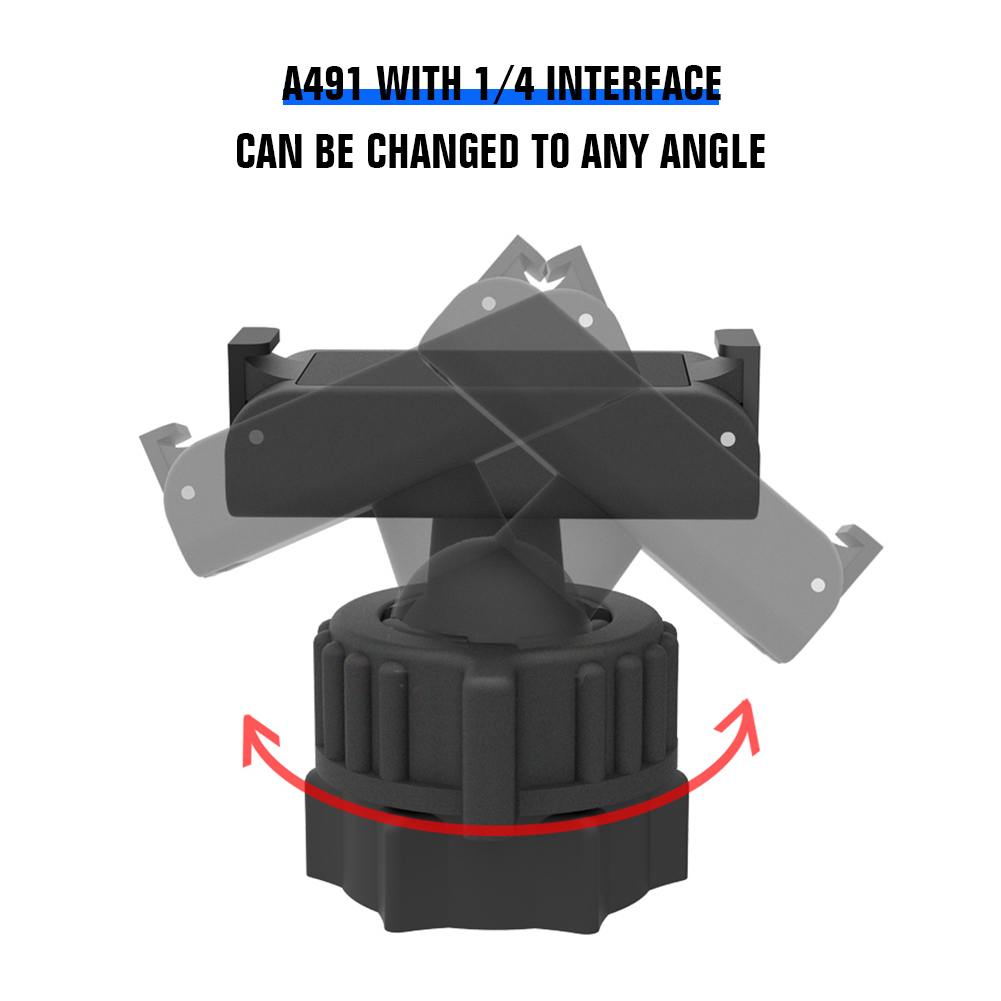 Magnetische adapterhalterung für dji action 2 kamera , 1/4 in -schrauben-stativhalterung, stick, handschlaufe, halterung, sportkamerazubehör