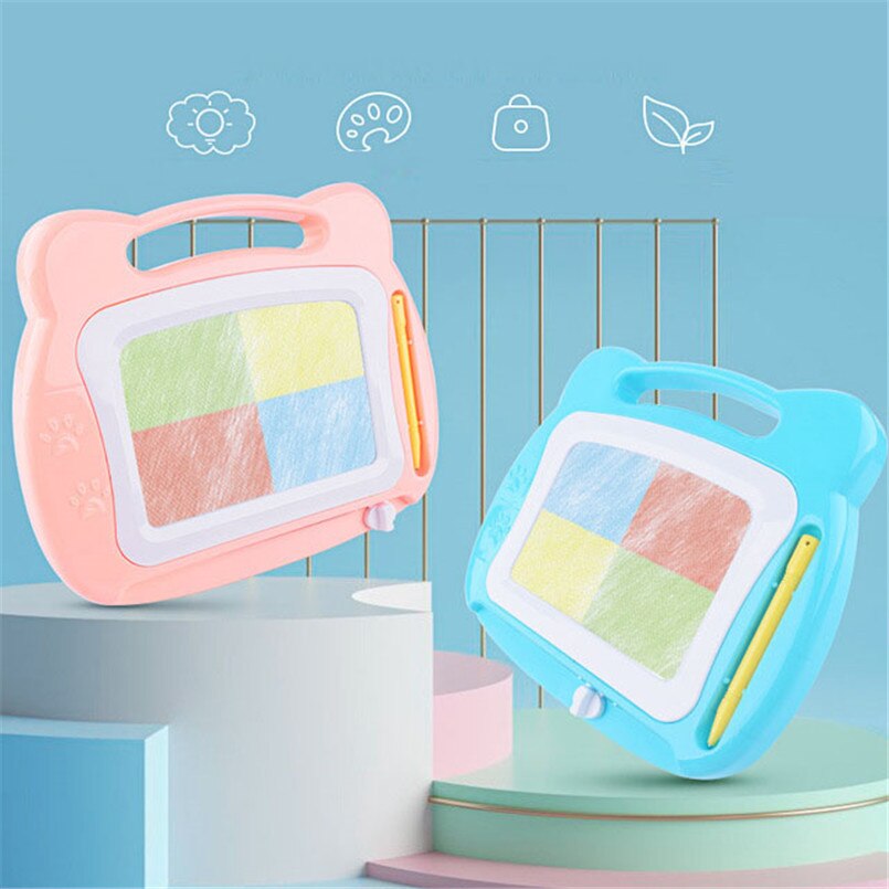 22*18cm Mini Magnetic Drawing Board with Pen Sketch Pad Doodle Writing Tablet Children Baby Painting Toys Learning Whiteboard