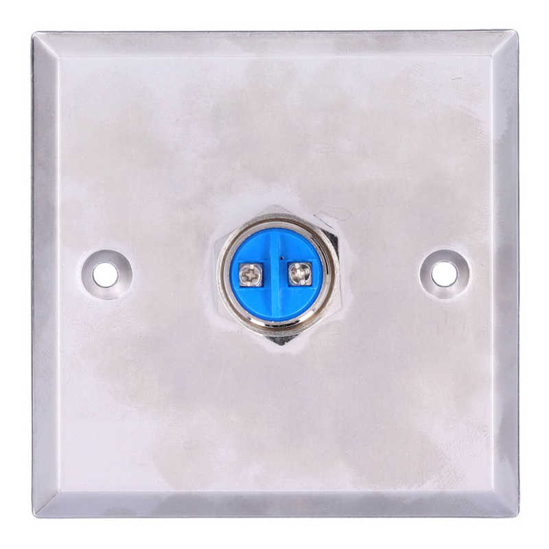 Interruptor de alarma de acero inoxidable, pulsador Manual, Panel de acero inoxidable, buena resistencia, NO/COM