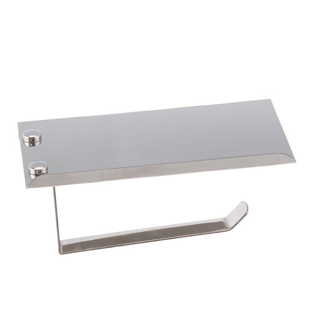 Portarotolo per Carta Igienica in Acciaio Inox, Supporto da Parete per Bagno, De