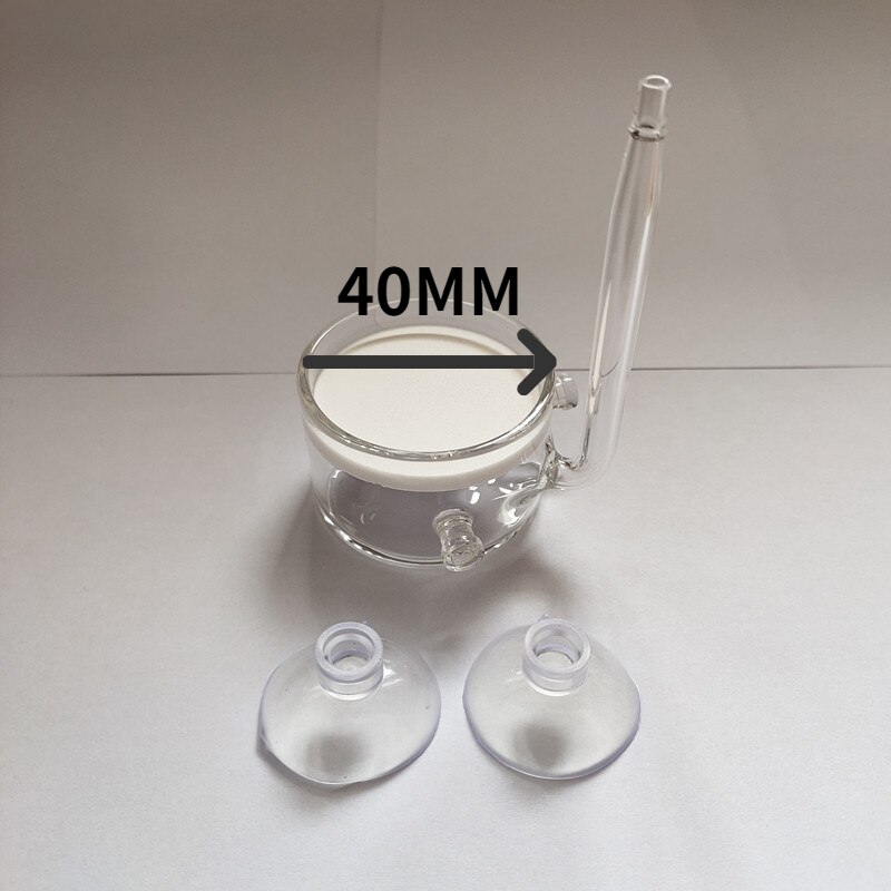 1 Pc Aquarium CO2 Diffuser Glass Tank Bubble Atomizer Reactor Solenoid Regulator Moss CO2 Atomizer for 60~300L Plants: 40MM