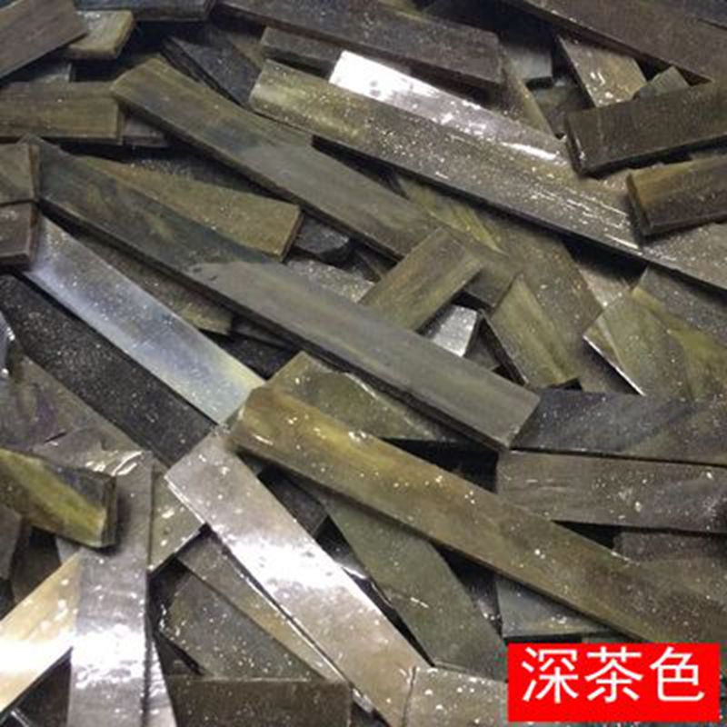 200g DIY Multicolor Mosaic Inlay Tiles Wall Handmade Materials Glass Long Mosaic Piece Regular Collage Craft ZXY9821: Color 8