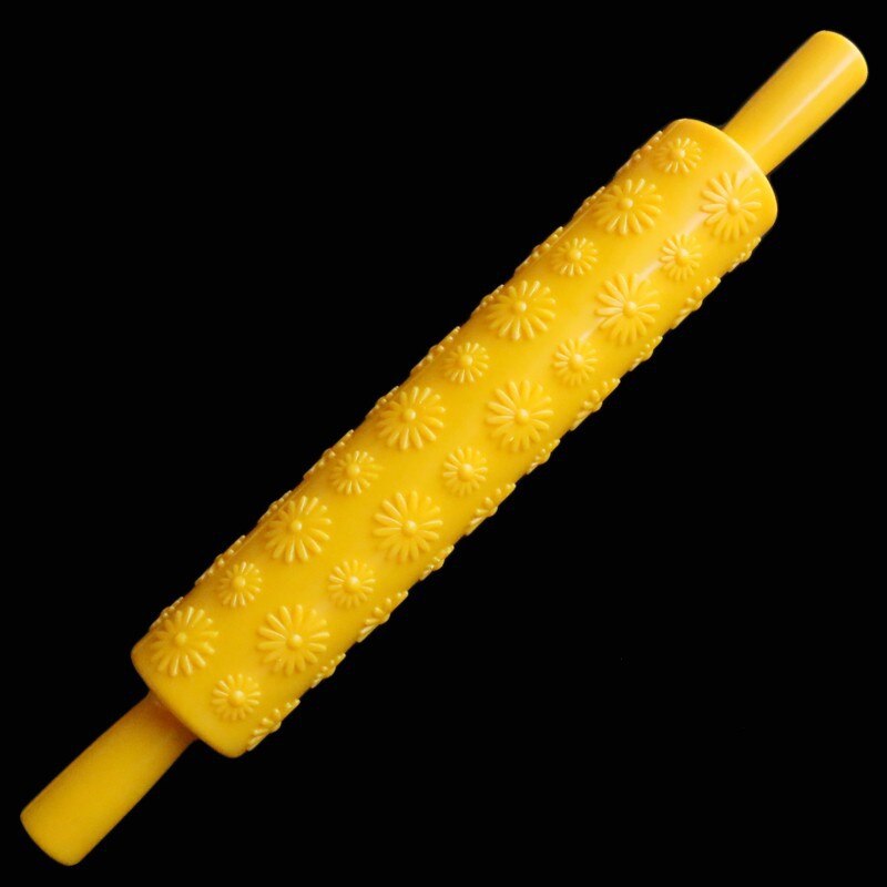 1 st plast präglad kavel socker hantverk dekorera kavel fondant präglad rullform gör det själv köksbakverktyg: 8