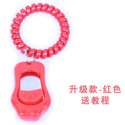 Haustier hund Klicken Clicker Schulungen-Trainer Hilfe Handgelenk Hund Ausrügestochen Gurt Einstellbar Klang Addestramento Cani Hund Liefert JJ60GXL: G