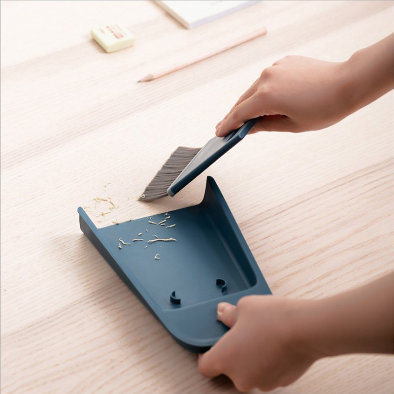 Mini Bezem Stoffer Combinatie Set Thuis Zachte Bont Magic Kleine Bezem Sweep Desktop Reinigingsborstel Wisser