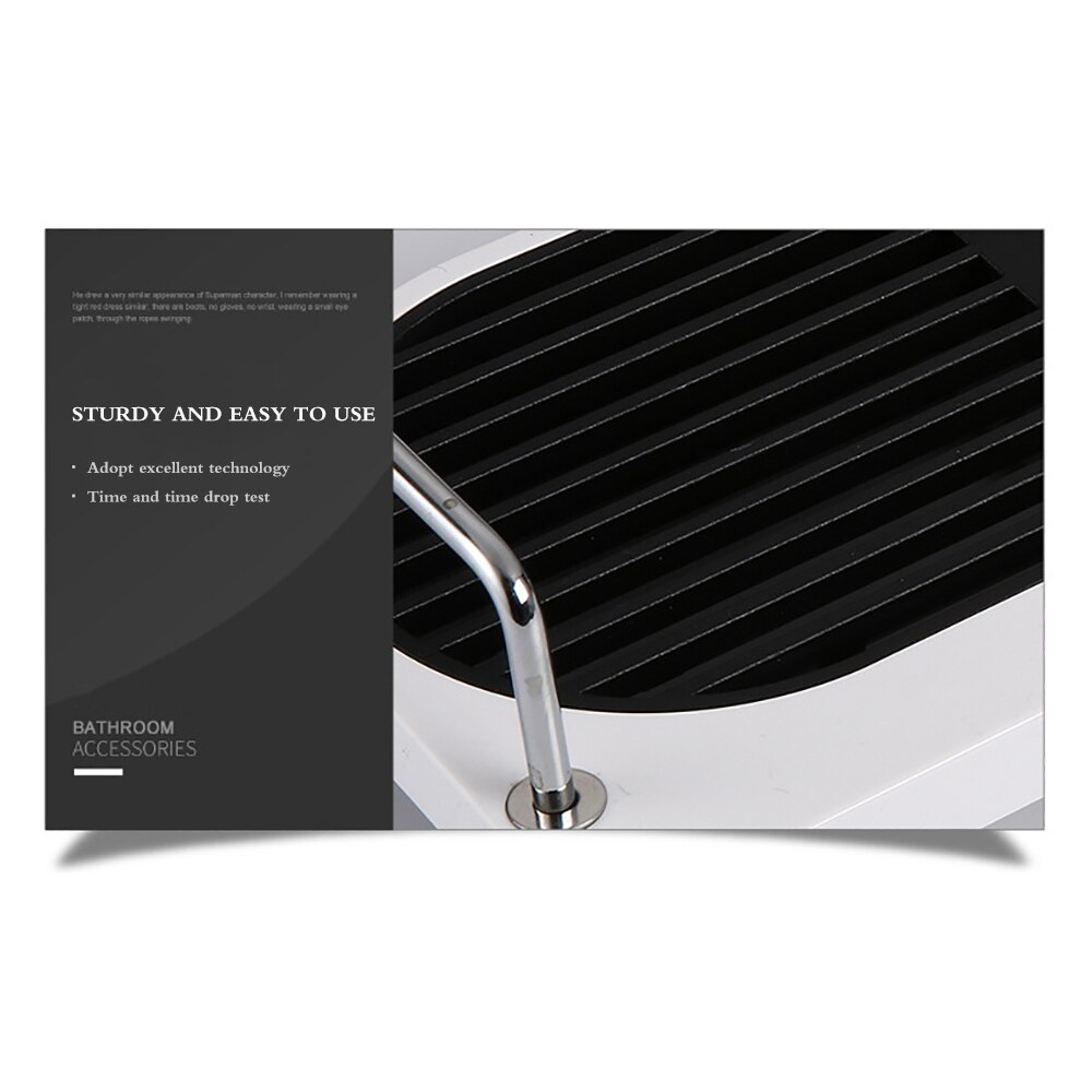 Wall Mount Square Black Wire Space Saving Durable Rustproof Basket Organizer Shelf Storage Rack Shelving For Bathroom Kitchen