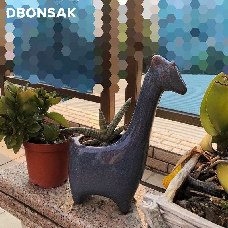 Giraffe Keramik Blumentopf Ebene Blumentopf Kitz Vase Sukkulenten Kaktus Pflanze Vergossen Blume Anordnung Hause Schreibtisch Dekoration