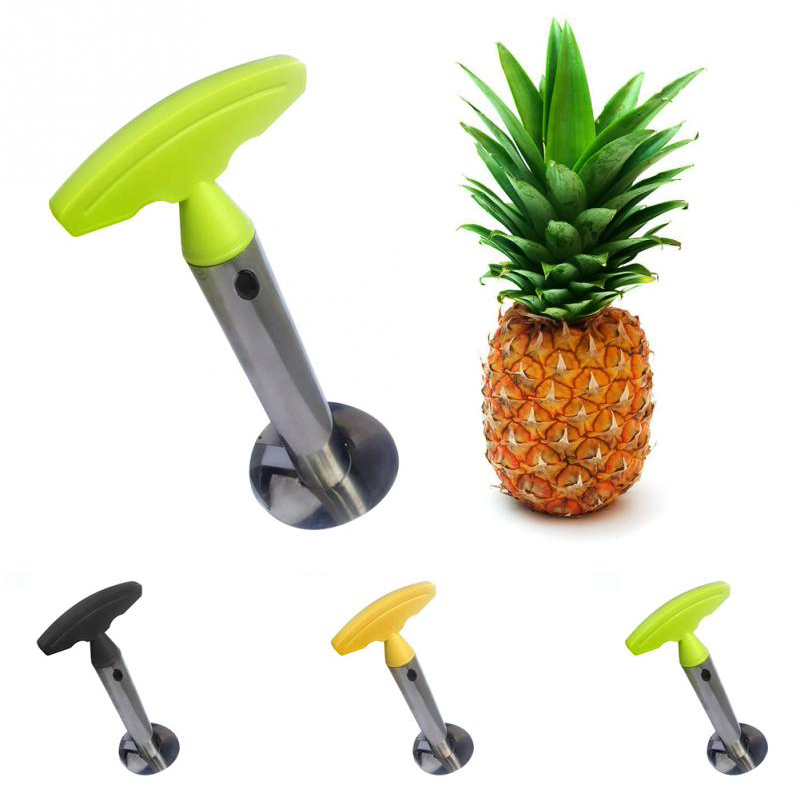 Éplucheur de fruits en acier inoxydable, coupe-fruits et ananas, ustensile de cuisine facile