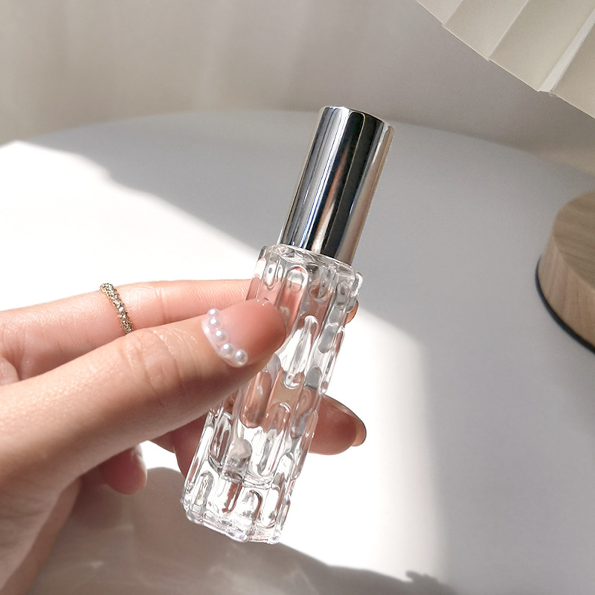 1pc- parfumflesjes 10ml glazen sprayflesjes spraymondstuk parfumdispenser fles druk lege fles reis: Default Title