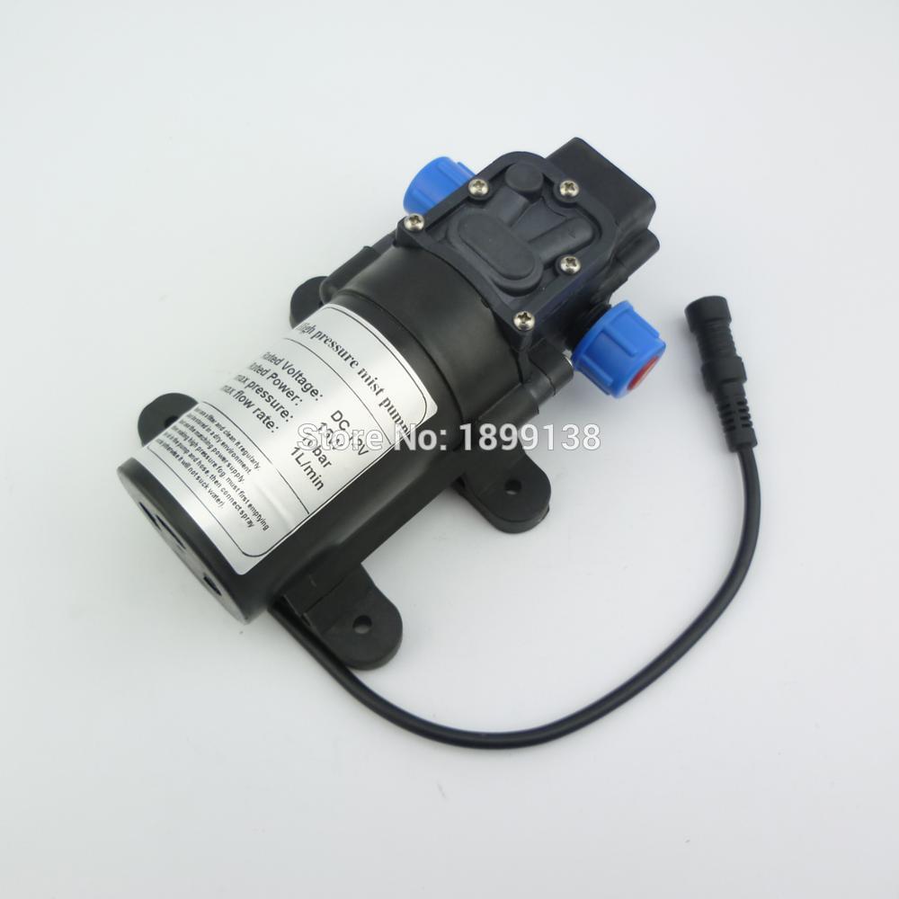 1LPM 15 Watt Elektrische hochdruck selbstansaugende dc Mini wasserpumpe 12 v 24 v rückkehr ventil typ wasser kühlung pumpe