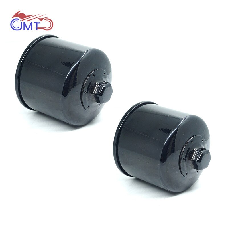 Dla Kawasaki Ninja ZX6R ZX6RR ZZR600 ZX9R ZX10R ZX12R ZX 600 900 1000 1200 Z750 Z750S filtr oleju części silnika motocykla: 2 sztuk