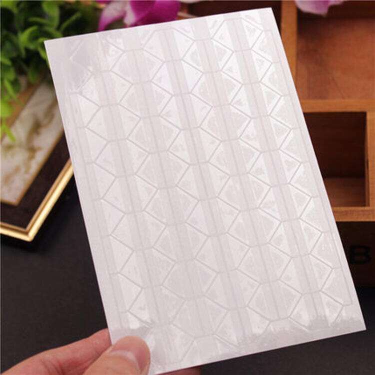 1020 Stks/set Foto Hoek Stickers Albums Decor Foto Corner Protector Pvc Frame Scrapbooking Decoraties: Transparent
