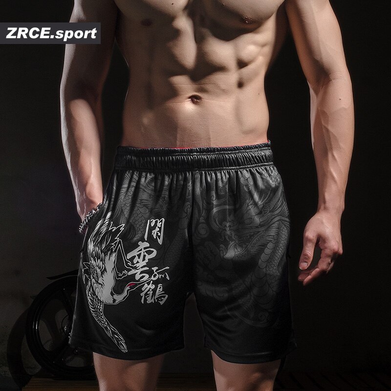 ZRCE kurze Hose Männer Sommer Strand Kausal Fitness 3d Drucken kurze Hose Kleidung verlieren Herren aufbringen Lustige Hosen