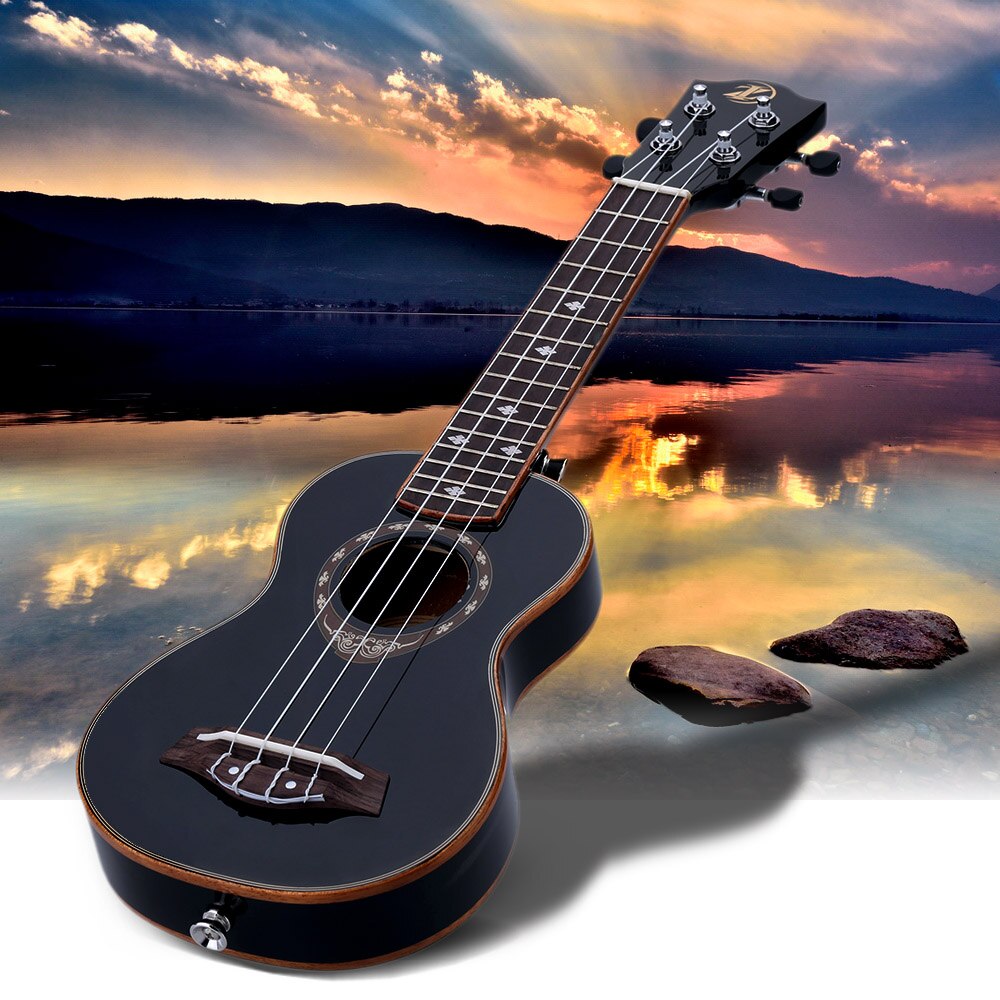 21" Soprano Ukulele Ukelele 4 Strings Spruce Wood Ukulele Ultrathin Special for beginners rosewood fingerboard Nylon Strings