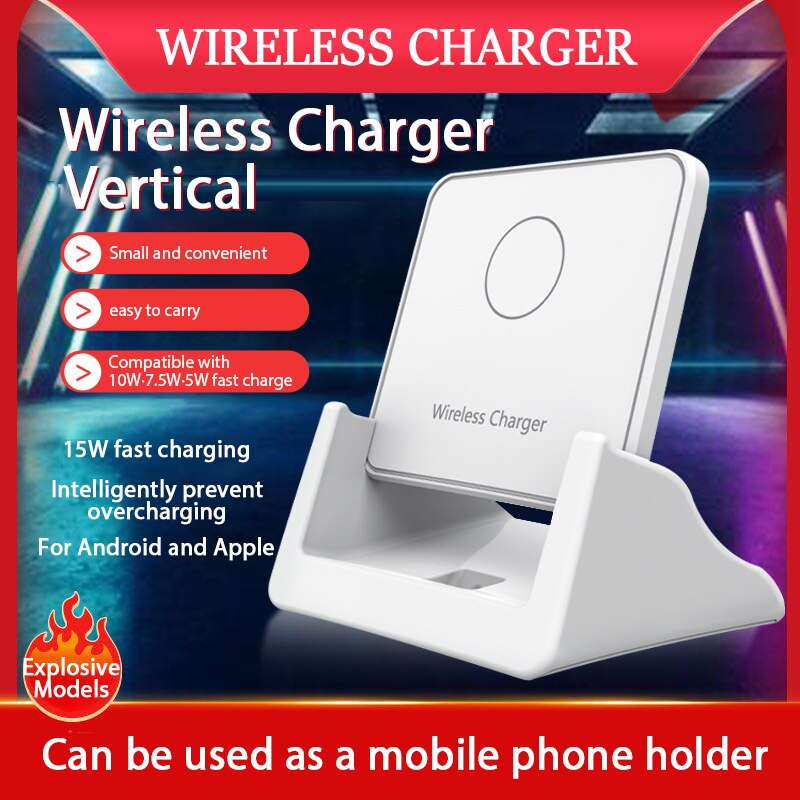 Fast Charging Wireless Charger Qi15w Holder For Phone Folding Charging Station For Iphone 13，12,11，For Xiaomi Samsung Oneplus