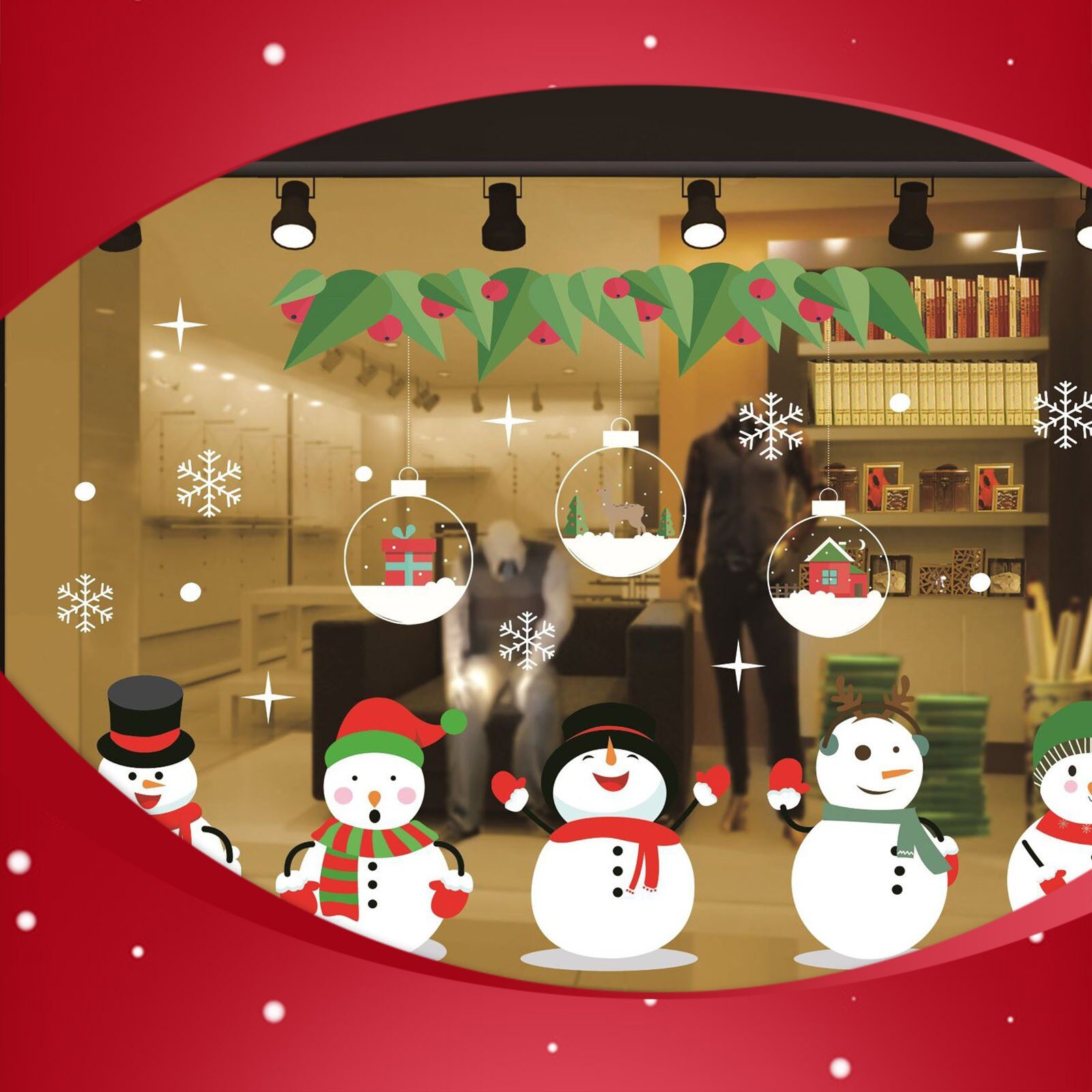 Frohe Weihnachten Zauberstab Kunst Abnehmbare Hause Vinyl Fenster Zauberstab Aufkleber Aufkleber Dekor wandtattoo kinderzimmer