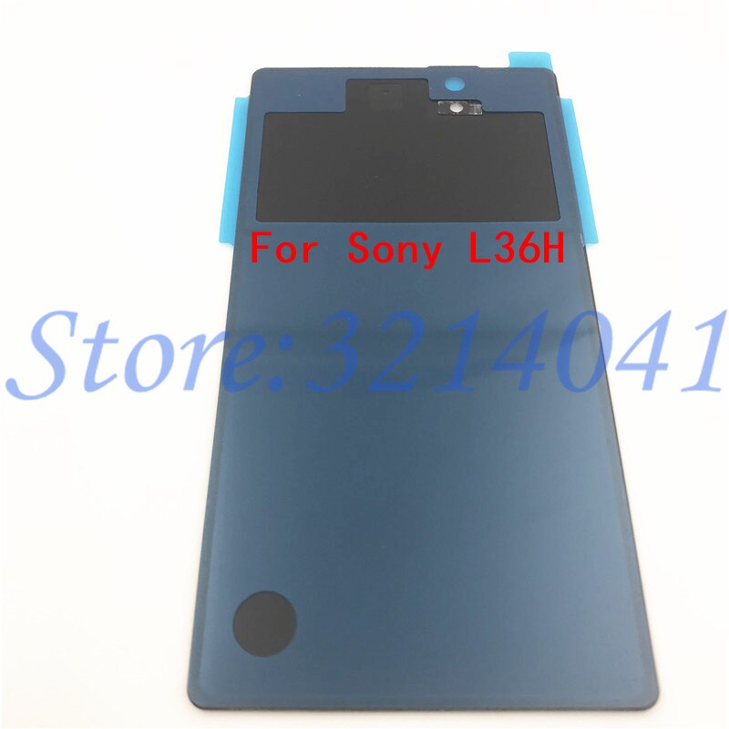 Oryginalna nowa tylna klapka tylna pokrywa baterii obudowa szkło wymiana pokrywy skrzynka dla Sony Xperia Z L36H Z1 Z2 Z3 pokrywa baterii + Logo