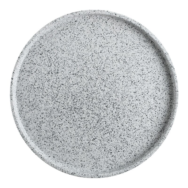 Nordisk granit keramisk opbevaringsbakke europa mad frugt morgenmad oval plade smykker bakke dessert fad dekoration