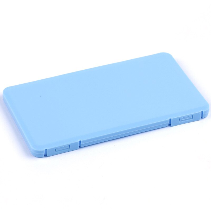 Portable Face Mask Storage Case Face Shield Holder Box Travel Organizer Mask Storage Plastic Box Mask Storage Plastic Box: blue