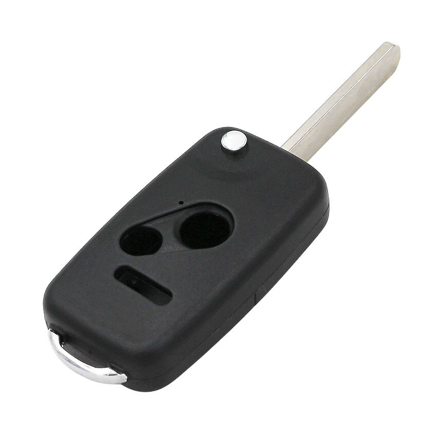 3- knops opvouwbare sleutelbehuizing met afstandsbediening, klapsleutelbehuizing, slimme autosleutelhoes voor honda odyssey lx ridgeline accord civic cr-v pilot fit