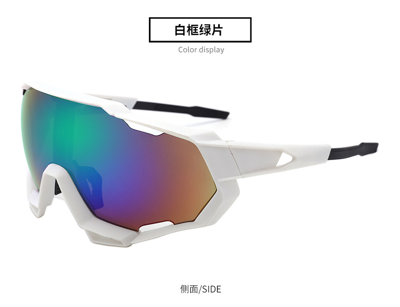 Gafas de ciclismo para hombres gafas de sol de ciclismo coloridas a prueba de viento UV400 gafas de bloqueo ciclismo para ciclismo al aire libre: 4