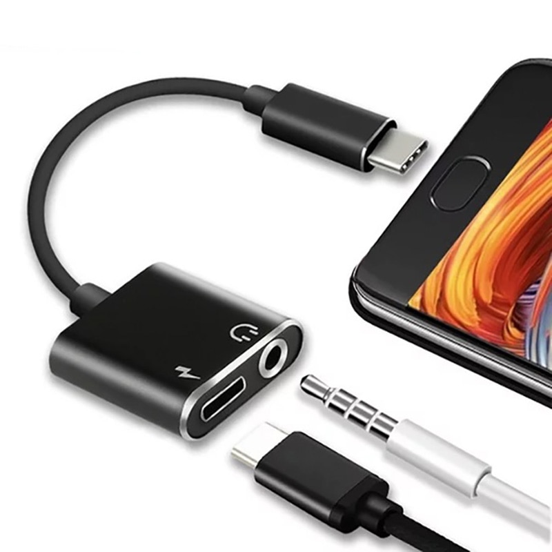 Usb Type C Male Naar 3.5Mm Jack Koptelefoon Adapter Kabel Aux Audio Voor Xiaomi Mi 6 Huawei P20 Mate 20 Pro Type-C Snel Opladen Adapter