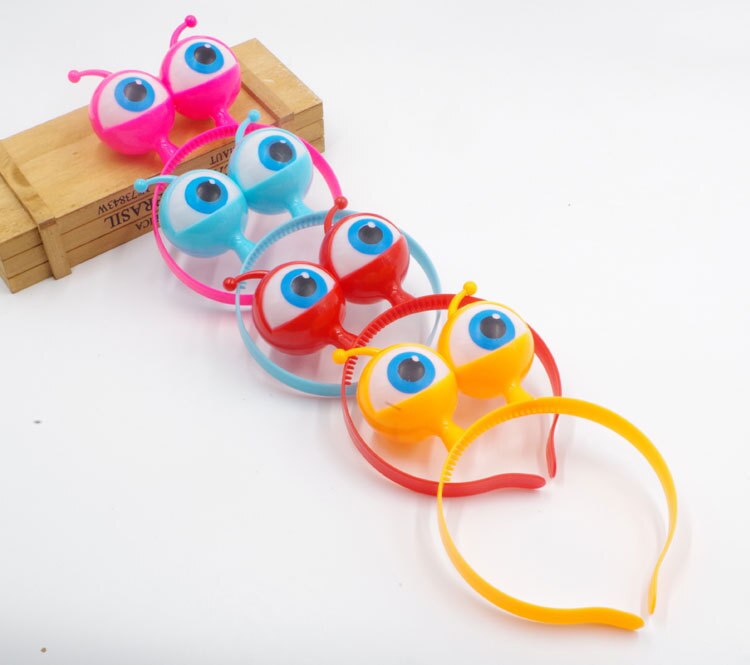 Halloween LED Knippert Alien Hoofdband, Licht-Up Oogappels Hair Band Glow Feestartikelen led Accessoires