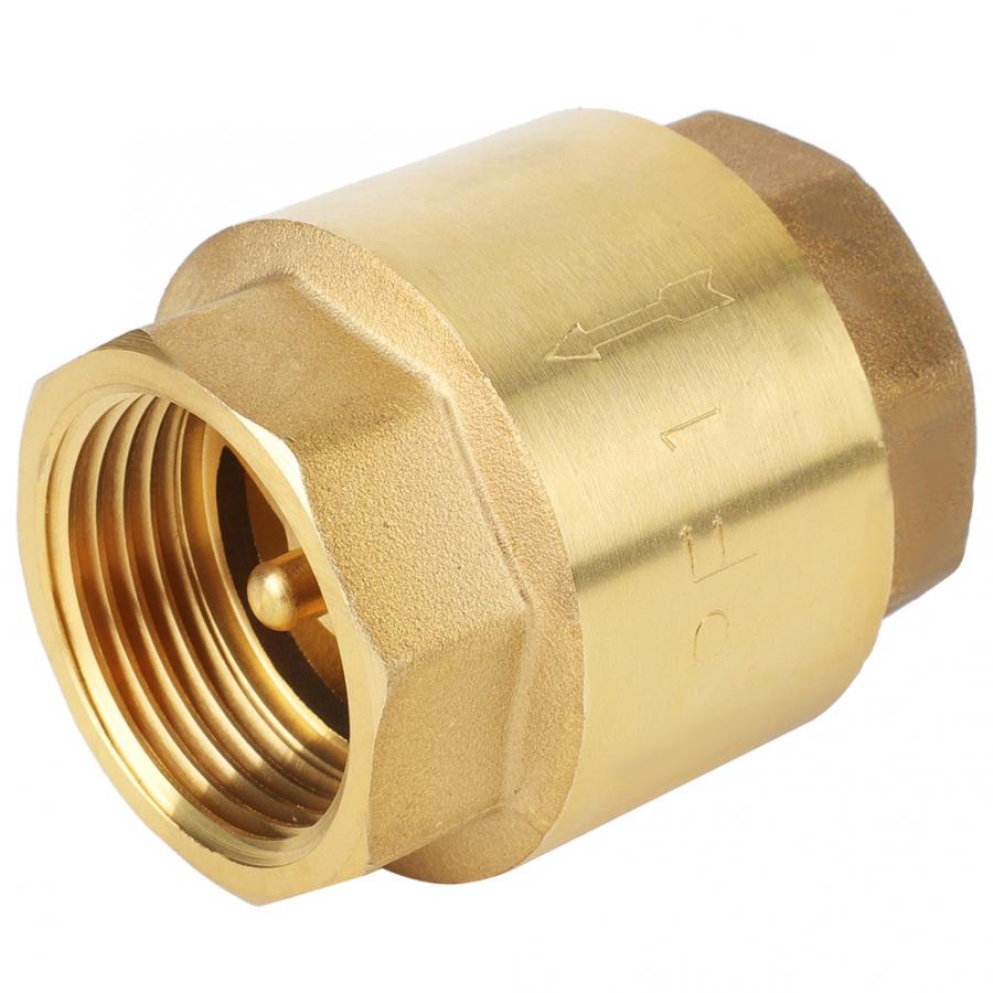 1 PCS Threaded Check Valve High Accuracy Brass Check Valve One Way Non-Return For Water Gas Oil clapet anti retour