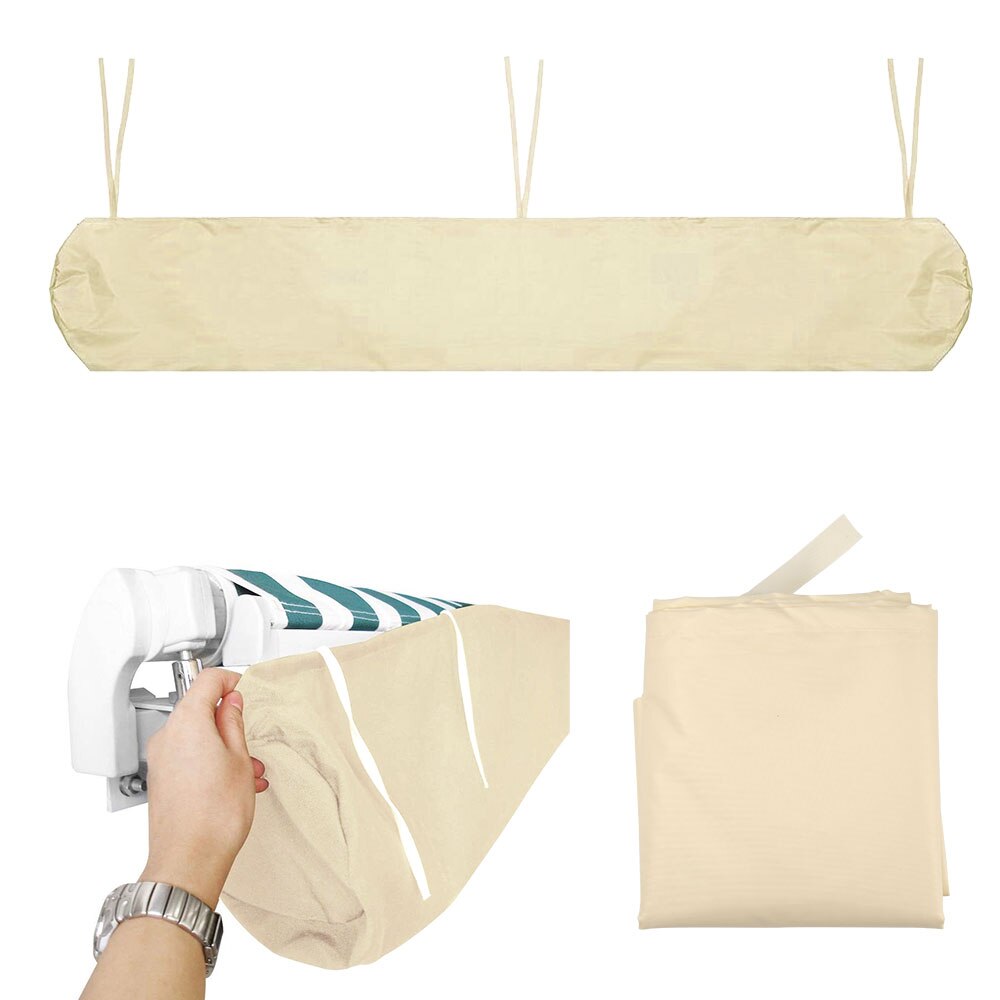 Outdoor Patio Awning Storage Bag Rain Weather Dust Cover Waterproof Protector Awning Rain Weather Storage Bag For 2M
