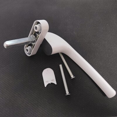 Drive handle window slide rail handle home decoration double glass aluminum alloy window opener handle door rotation good helper: Default Title