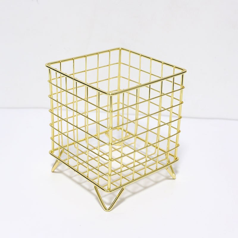 Soporte para cápsulas de café, cesto de hierro de almacenaje para cápsulas Nespresso, Pods Gusto Dolce Office Cafe, organizador de cocina, estante de almacenamiento: Golden