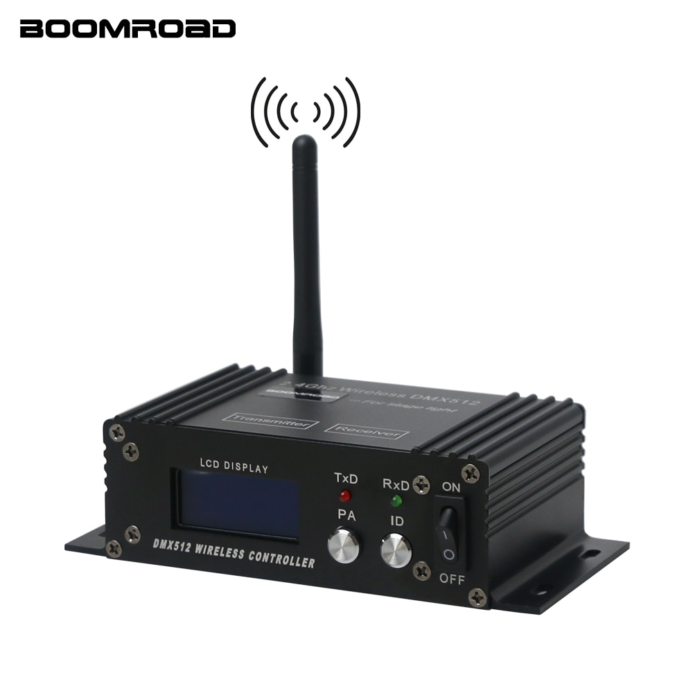 2.4G Wireless DMX 512 Controller Receiver Transmitter LCD Display Dimmer DMX Controller For Disco DJ Party Moving Head Light