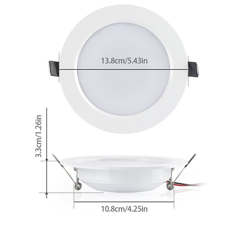 smart ledet downlight dimbar få øye på 5w 10w innfelt tak rundt plafondlys 12v rgb fargeskiftende taklampe sporlys
