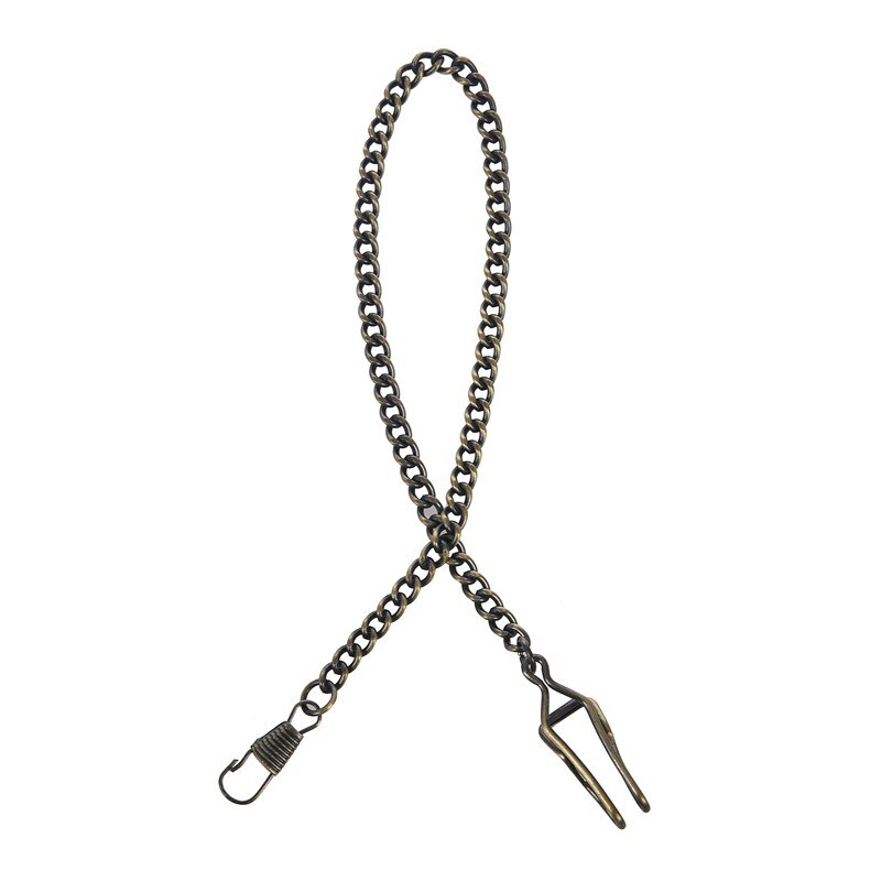 Retro Antique Vintage Pocket Watch Chain Gold