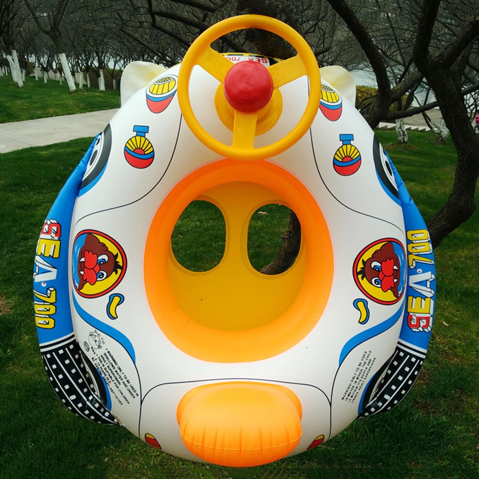 Kids Kleine Auto Zwemmen Ring Opblaasbare Verdikte Baby Drijft Kinderen Zwemmen Ringen Zomer Zwemmen Slechte Accessoires LL3