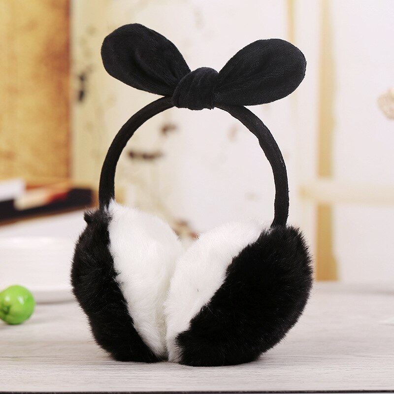 Warm Fur Earmuffs Adult Children Winter Women Men Lovers Ear Muffs Warmer Earflap Headband Fur Round Unisex Earmuffs: B-12