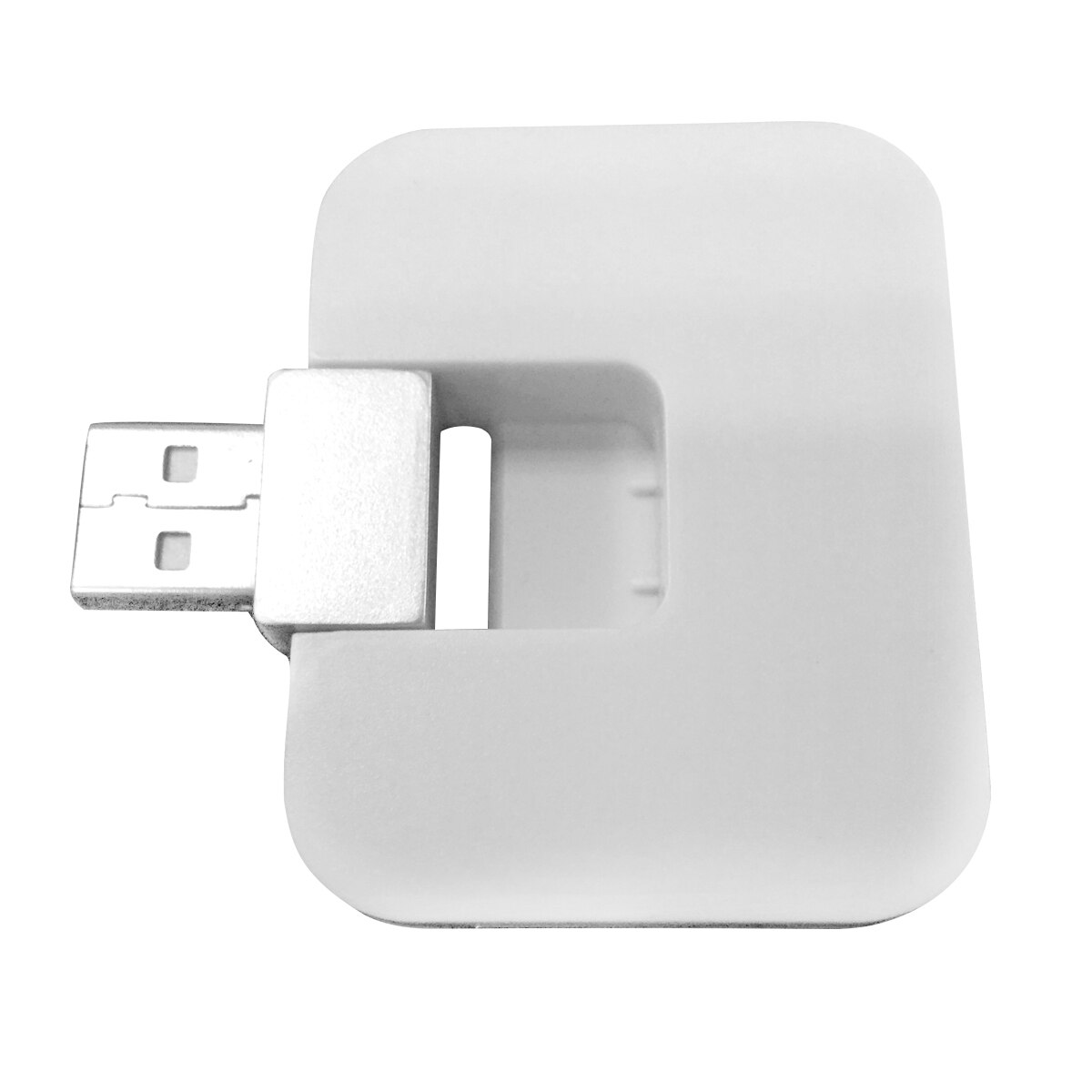 Wireless Micro USB 2.0 4-Port Distributor Multi Hub Splitter Power For Computer: White