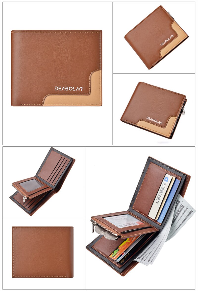 zamek błyskawiczny wokół portfel ID portfel na karty wysokiej jakości portfel etui na karty kredytowe portfel portfel męnarty z monetą kieszonkowy portfel