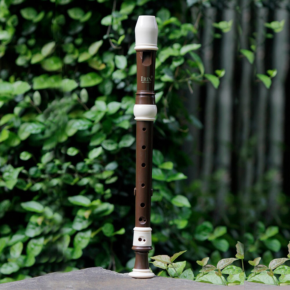 IRIN Barock Klarinette Bläser Instrument Recorder Sopran Vertikale Flöte Mit Musical Instrument Zubehör Anfänger: Braun