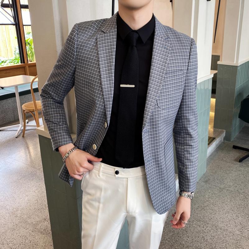 Lente Britse Stijl Dunne Pak Business Casual Jas Koreaanse Versie Van De Trend Van Mannen Slim En elegante Kleine Pak