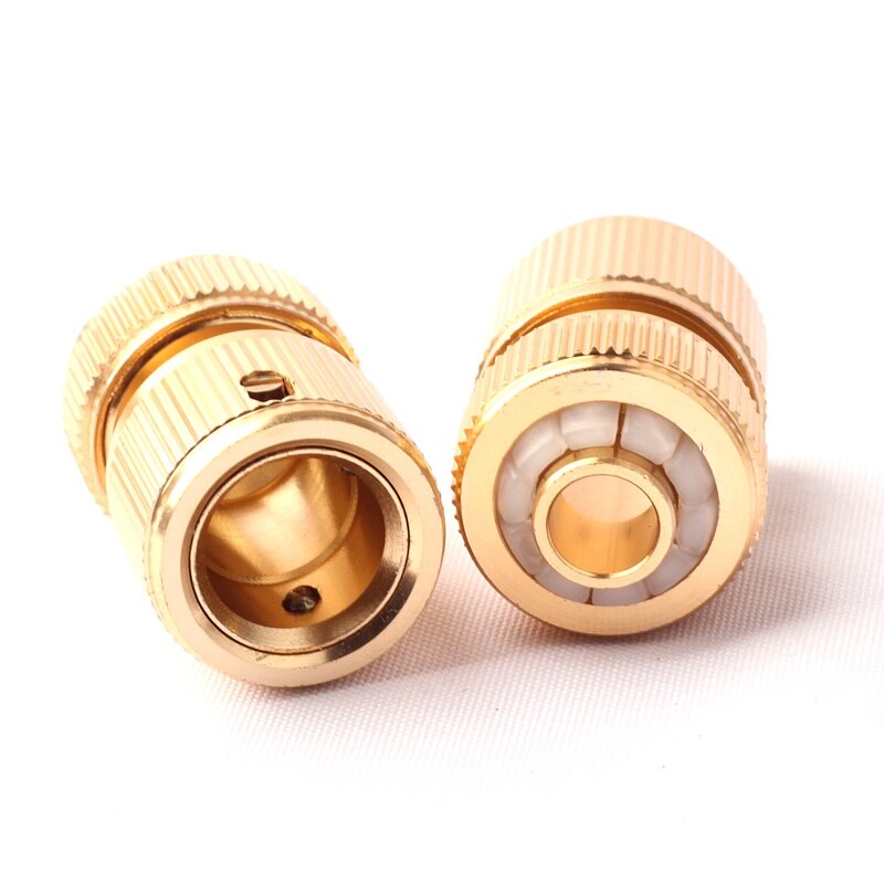 1/2 " aluminium snabbkoppling vattenkran kopplingar trädgård bevattningsslang snabba skarvar växtbevattning 16mm slang adapter