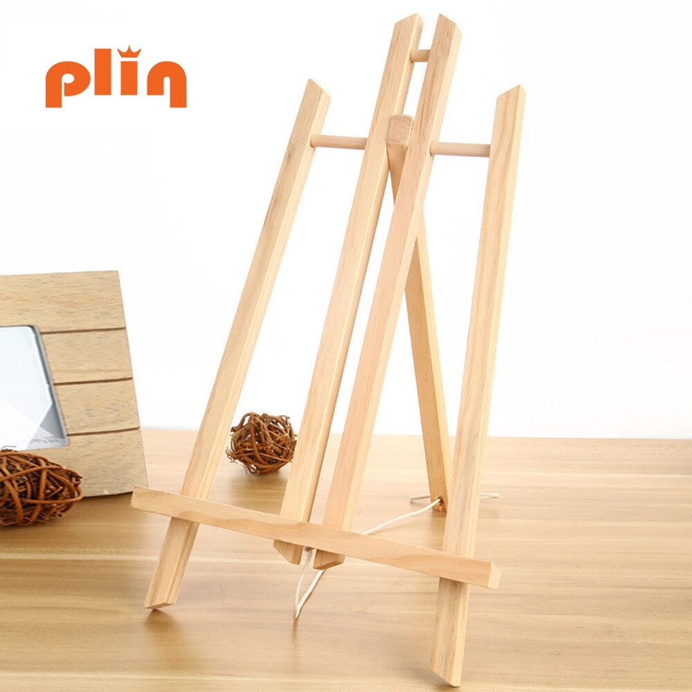 Caballete plegable de madera para artistas, mesa de boda, soporte de tarjeta, soporte de exhibición, decoración de , arte triangular y escuela para suministros de pintura