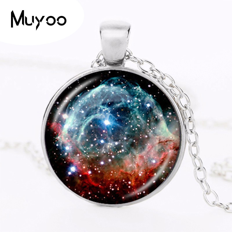 Thors Helm Nebula Ketting Galaxy Astronomie Hanger Zonnestelsel Sieraden Space Universe Ketting Melkweg Sieraden HZ1