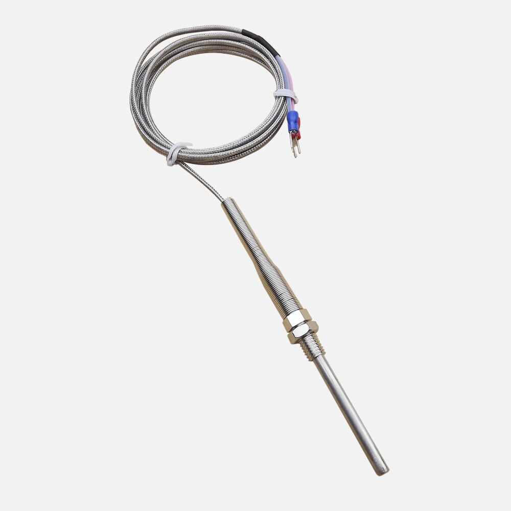 Edelstahl Durchmesser 5mm Temperatur Sensor Thermoelement K Sonde mit M8 Gewinde Sonde Sensor