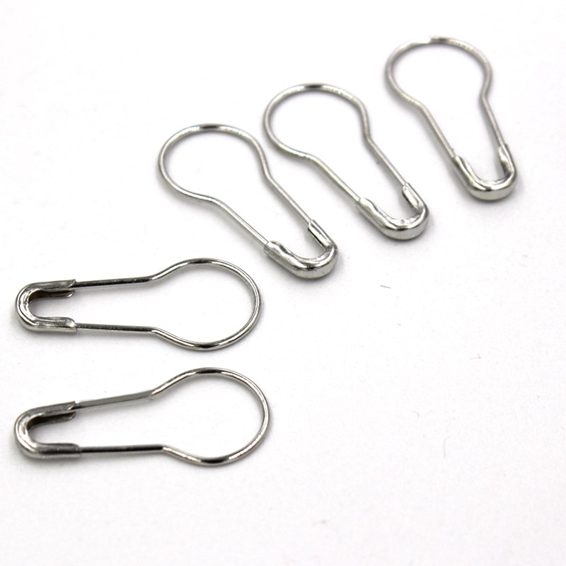 1000 stykker metal sikkerhedsnåle sort sølv gylden grå anti kobber kalebas pin perle nåle pins diy tilbehør