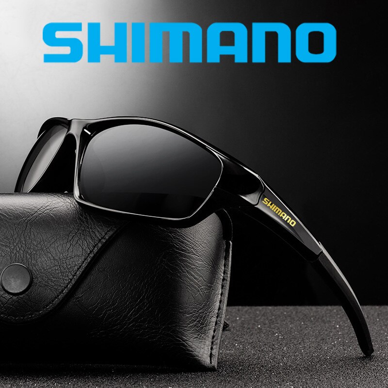 Shimano Polarized Sports Men Fishing Sunglasses Road Cycling Glasses Mountain Bike Bicycle Riding Protection Goggles Eyewear