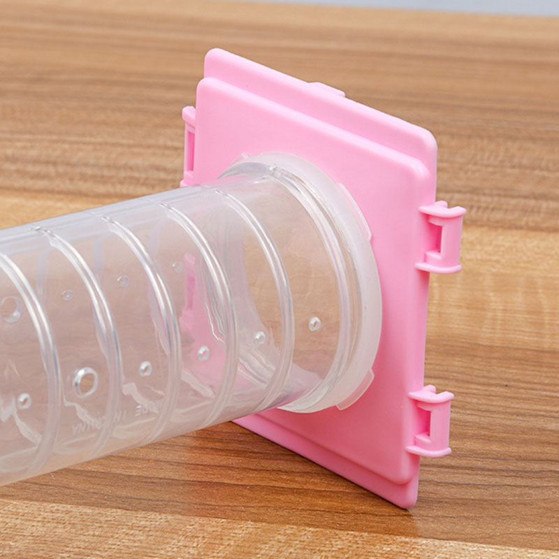 Cage à jouets pour Hamster, 1 pièce, Tunnel, tuyau externe, Interface, adapté aux petits animaux de compagnie, accessoires, déflecteur