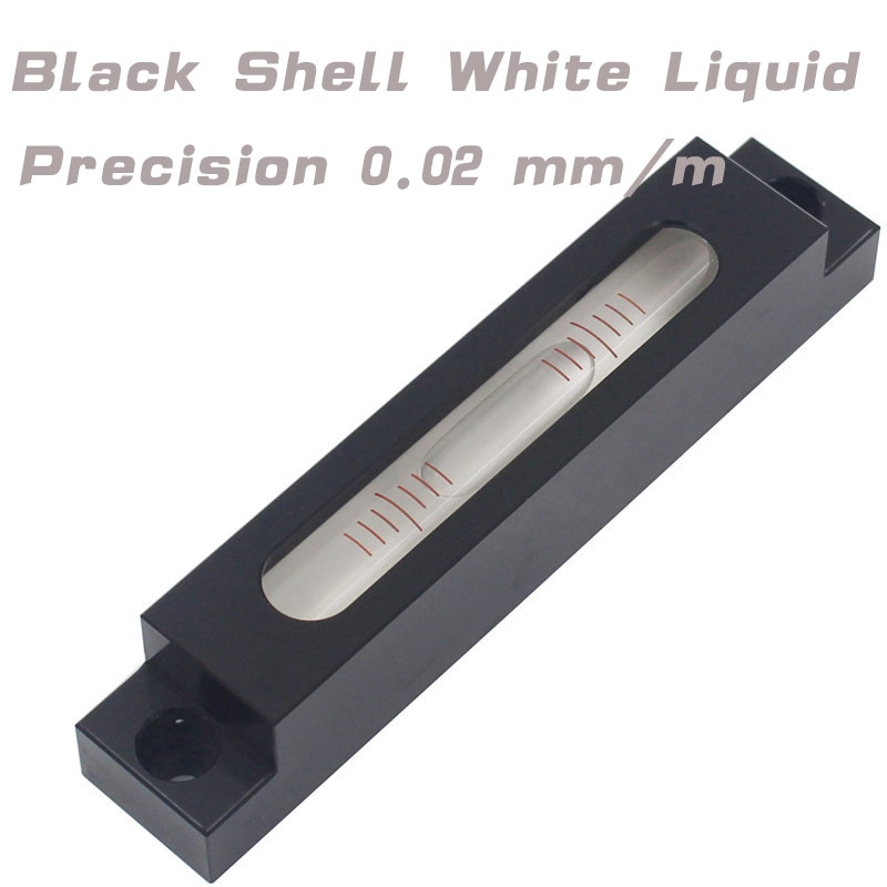 Qase lång remsa hög precision nivå blister bubbel vattenpass med monteringshål storlek 105 x 19 x 19mm